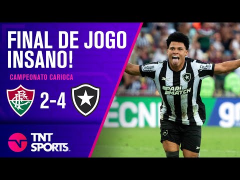 CONFUSÃO, GOLS NO FINAL E VITÓRIA DO FOGÃO NO CLÁSSICO! FLUMINENSE 2 X 4 BOTAFOGO