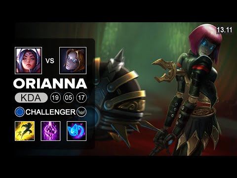 Orianna vs Irelia Mid - EUW Challenger - Patch 13.11 Season 13