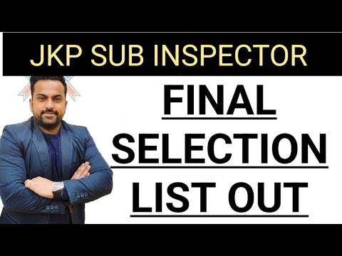 JKPSI FINAL SELECTION LIST OUT || BREAKING NEWS