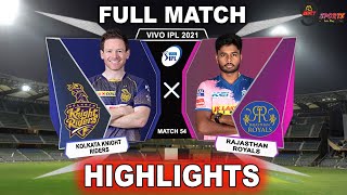 KKR vs RR HIGHLIGHTS 2021 MATCH 54 PHASE 2 | Kolkata Vs Rajasthan Match 54 IPL 2021 | #KKRvRR