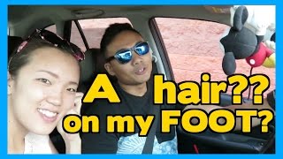 Hair on my foot! Ep.63 - WhatNowTommy Vlogs