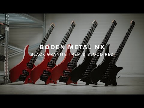 STRANDBERG Boden Metal NX 7 Tremolo Black Granite image 11