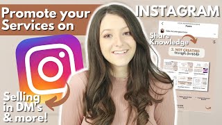 How to Promote & Sell Services on Instagram - Market your Freelancing Business Step by Step