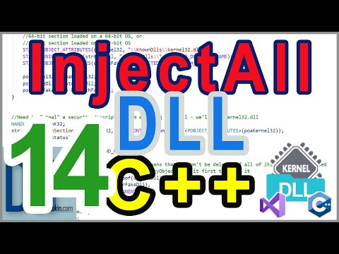 DLL Injection Into All Processes - Part 14 - Coding Windows Driver: Mapping Shell-Code & FAKE.DLL