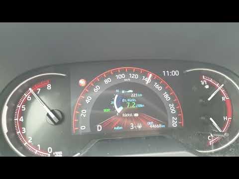 Toyota RAV4 2.0 2022 CVT 175 hp acceleration 0-180 kmh / 0-115 mph and top speed. No Hybrid!