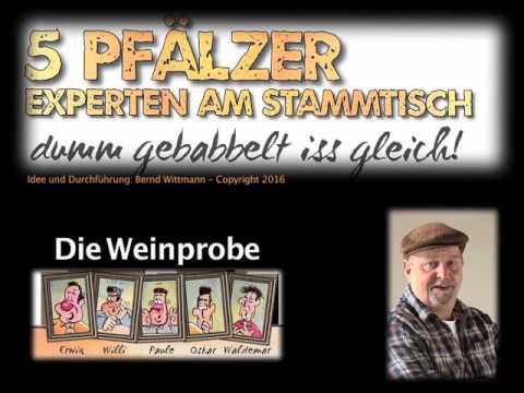 5 Pfaäzer am Stammtish - Die Weinprobe