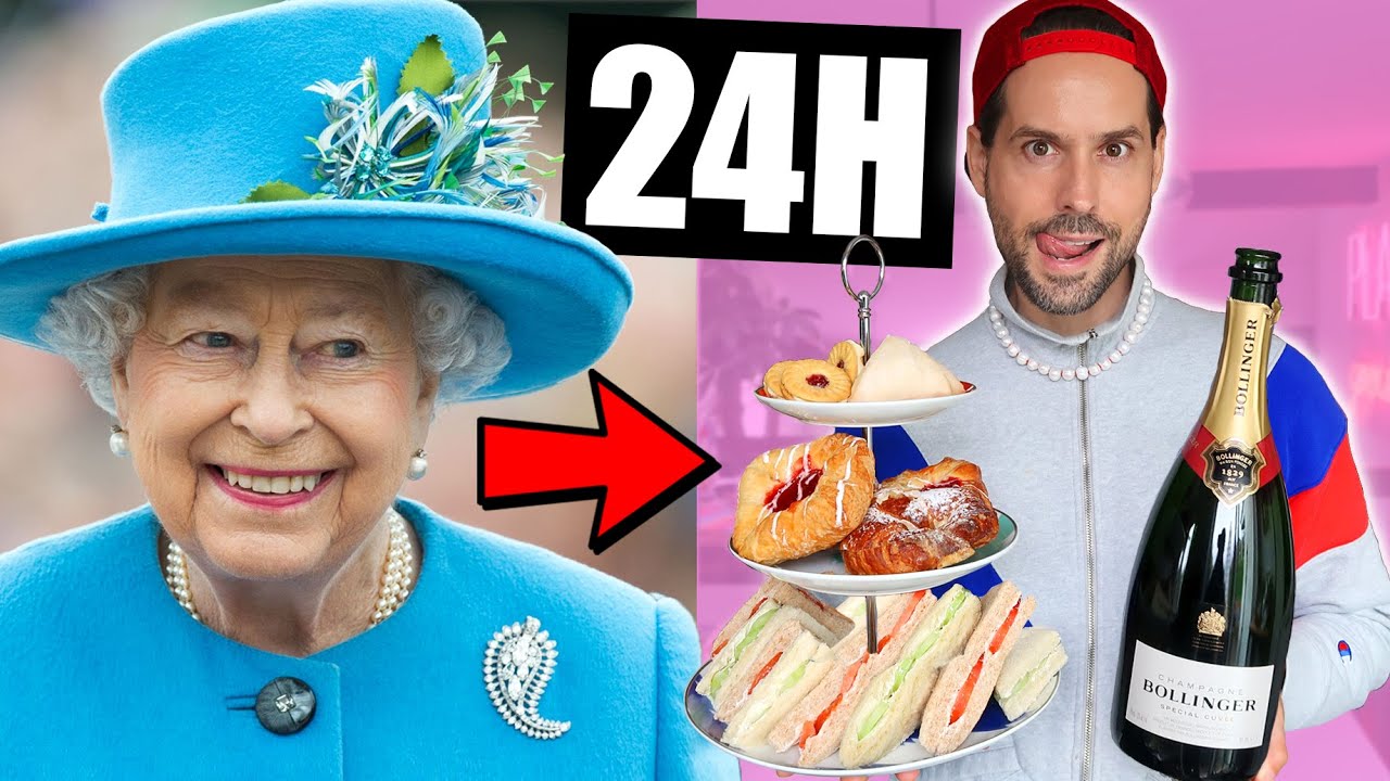 Je mange comme la Reine d'Angleterre pendant 24H (Régime Reine Elisabeth) - HUBY