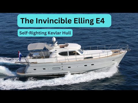 Boat show Tour - Elling E4 / Self-righting Kevlar Hull - long-range cruiser for serious seafarers