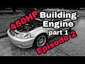 TURBO D16 Civic 450whp Vitara Build. Episode 2 ~ Building Engine