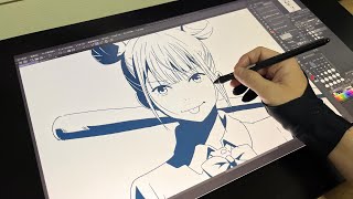  - 【等倍速イラストメイキング】朝のウォーミングアップライブ配信より