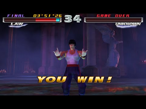 Tekken Tag Tournament (PS2) Law Playthrough (1 On 1 Mode)