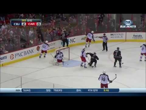 Jordan and Eric Staal score 3 goals in 3 minutes