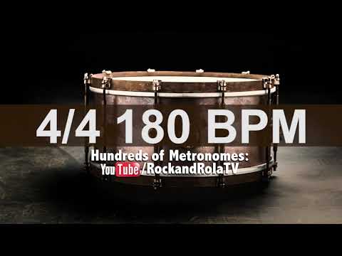 🔴 180 BPM Snare Metronome