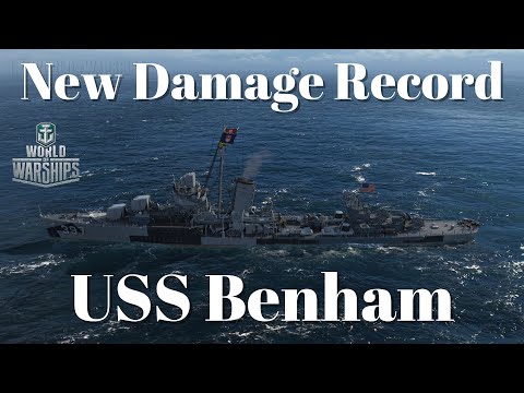 Benham Kraken and New Damage Record - World of Warships WOWS Replay