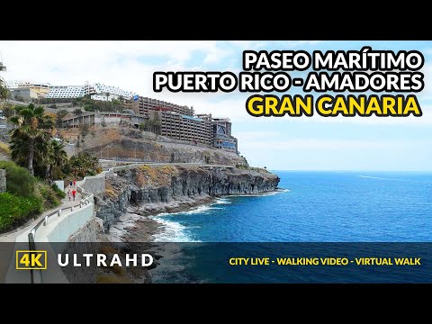 Paseo Marítimo Porto Rico - Amadores - Gran Canaria 4K UHD
