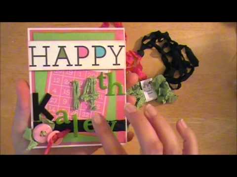 Happy 14th Birthday Kaley 3GJ DT Card