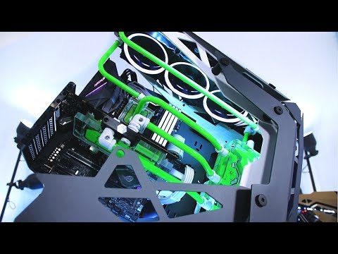 $3700 Custom WATER COOLED Gaming PC Build 2019 - Antec Torque Deconstructed