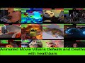 Animated Movie Villains Defeats And Deaths With Healthbars