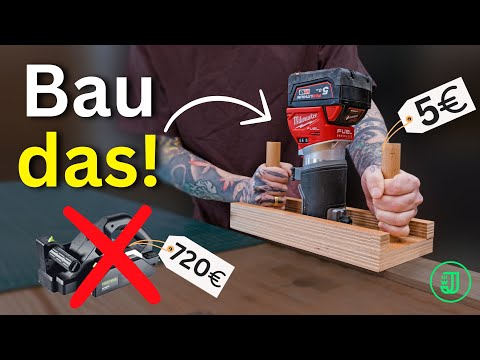 Für nur 5 Euro: So einfach wird deine OBERFRÄSE zum ELEKTROHOBEL! | Jonas Winkler