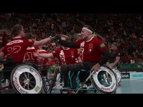 TEAM SUISSE WHEELCHAIR FLOORBALL
