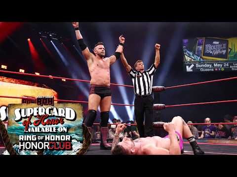 Nigel McGuinness proves why he's a legend defeating Josh Woods in Pure Rules! #ROHSupercard 5/15/26