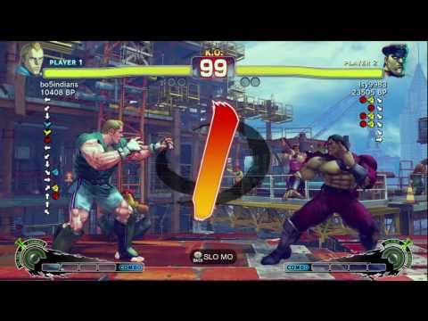 藍弟 lsy9983 [Bison] vs bo5indians [Abel] SSF4 Japanese Online Ranked Matches - TRUE-HD