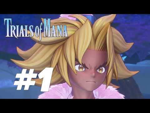 Trials of Mana - Gameplay Walkthrough Part 1 - Kingdom of the Beasts