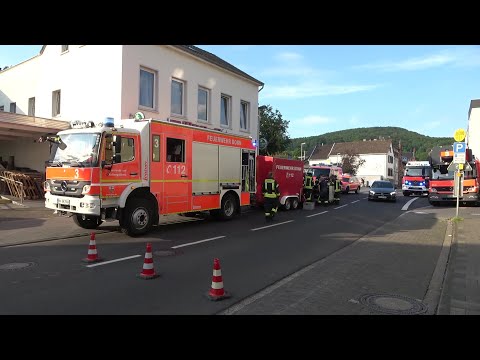 Kleinbrand am Tunnel B42 löst Großeinsatz aus Höhe Königswinter-Oberdollendorf am 25.06.21