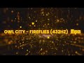 Owl City Fireflies 432hz Sinhala Lyrics
