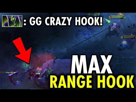 Crazy Max Range Hook Delete Rubick from the MAP | Genius Pudge