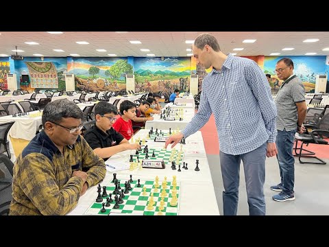 The simul with a Grandmaster | GM Boris Savchenko | 13th KIIT International Chess Festival 2022