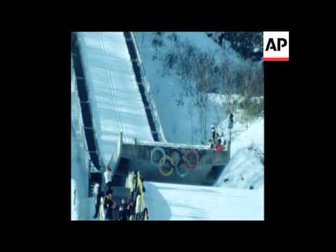 UPITN CUTS 17/1/80 SKI JUMPING COMPETITION IN SAPPORO, JAPAN