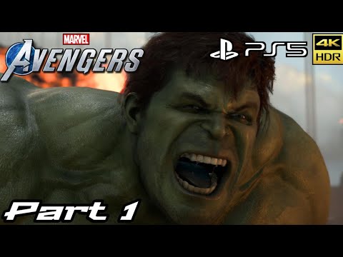 Marvel Avengers (PS5) Reassemble 4K 60FPS - Gameplay Walkthrough Part 1 - Avengers Day