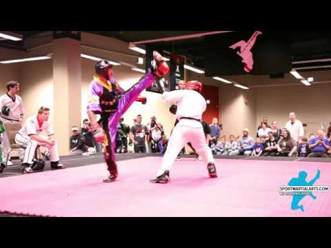 AJ Jensen vs  Julio Castro Team Sparring Rd 2 - 2016 AKA Warrior Cup