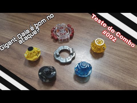 Gigant Gaia é bom no ataque? Teste de Combo #002 • Beyblade Burst ベイブレードバースト