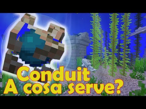 What is the purpose of the conduit? The new sea beacon in Minecraft 1.13