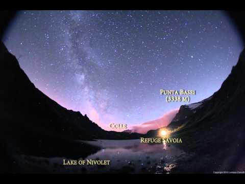 Night sky time-lapses from Colle del Nivolet - July 2010