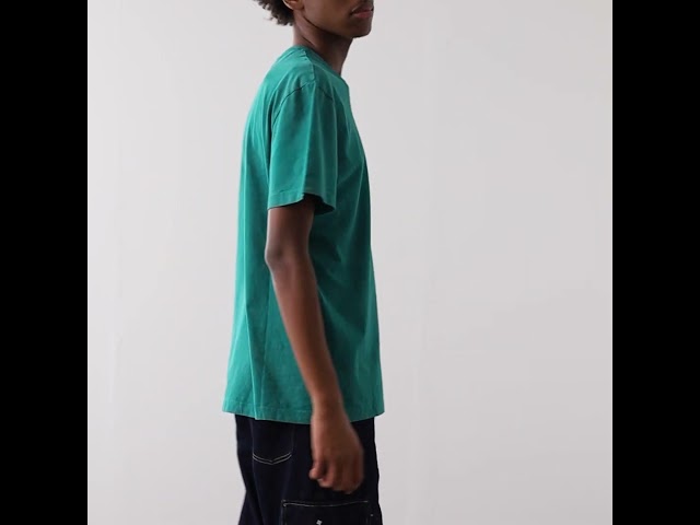 Video : ONE-PIECE EMBRO WASHED T-SHIRT