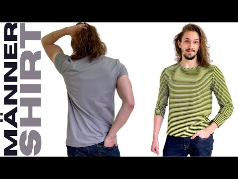 Männershirt nähen: Blitzschnell & super lässig!
