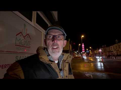 Dark Streets Blackpool Saturday Evening