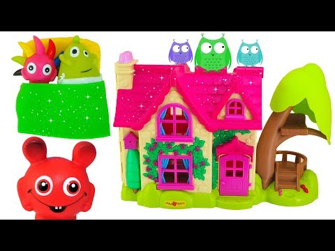 Godnatt Babblarna - Babblarna borstar tänderna och ska sova med täcken och kuddar i Play Doh lera