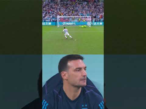 Lionel Scaloni's Reaction to Lautaro Martinez's Penalty