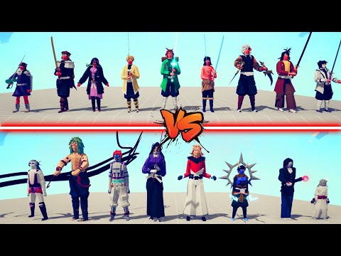 DEMON SLAYER TEAM VS DEMON TEAM ( DEMON SLAYER ANIME ) | TABS - Totally Accurate Battle Simulator