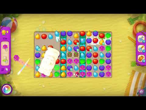 Gardenscapes Level 734