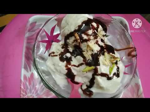 How to make Vanilla Ice-cream at Home|| Special recipe|| Chinnu yaksha rock's||