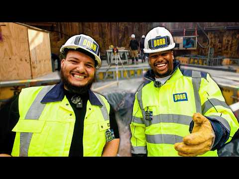 A DAY ON A CONSTRUCTION SITE! ABU&ABDI
