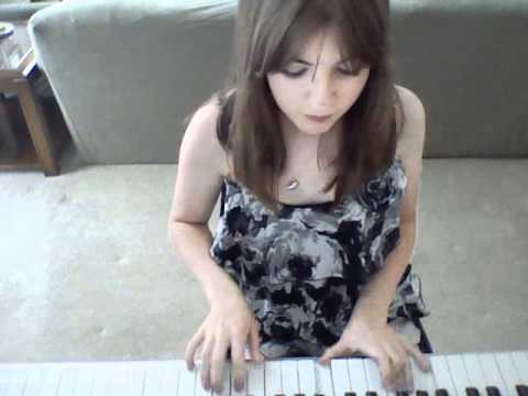 Emily Brooke Stratton playing Arabesque by Burgmuller on the keyboard