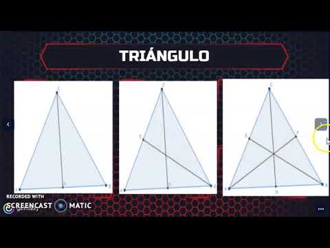 Transversal de gravedad y baricentro