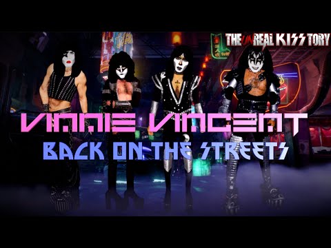 The (un)Real KISStory - Vinnie Vincent singing BACK ON THE STREETS in the rain