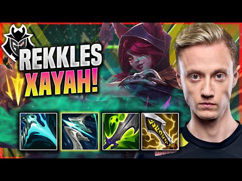 REKKLES IS A GOD WITH XAYAH! - G2 Rekkles Plays Xayah ADC vs Ezreal! | Patch 11.16